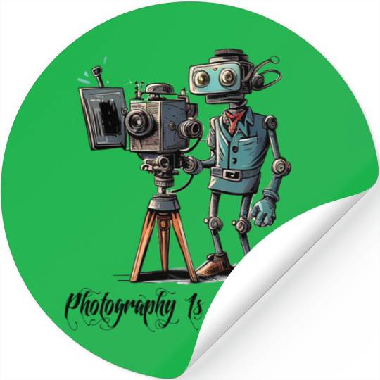 Photography Is My Hobby Stickers