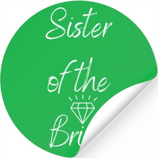 Sister of the Bride Stickers