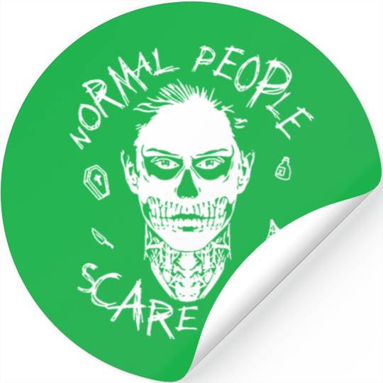 Normal People Scare Me Stickers