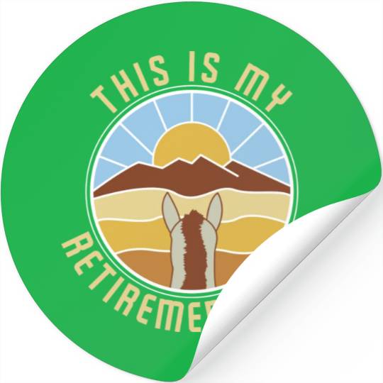 Horse Lover Equestrian Riding This Is My Stickers