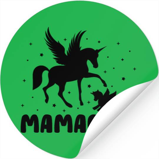 Mamacorn Mothers Day Stickers