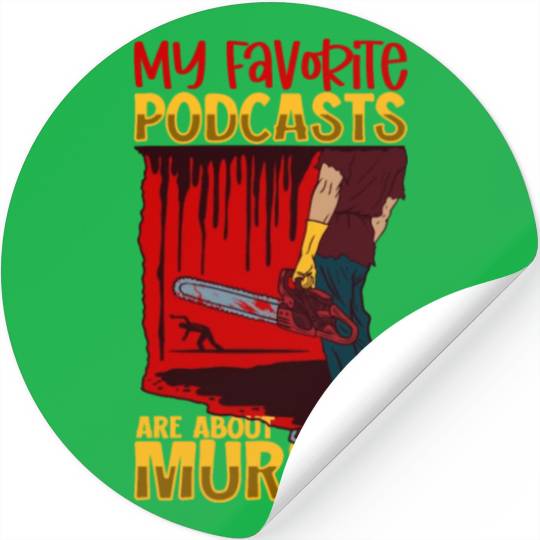 True Crime Murder Spy Crime Interest Gift Idea Stickers