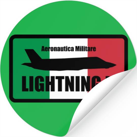 Italian F35 Lightning Small logo trending Stickers