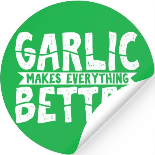 Garlic Garlic Lover Cooking Stickers