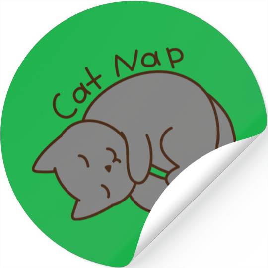 Cat Nap Stickers