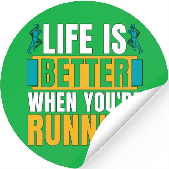 Cross Country Running Life Is Better When Athletic Stickers