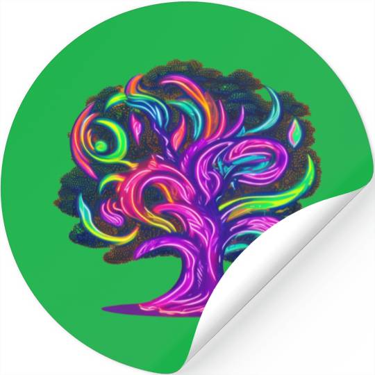 Trippy Tree Stickers