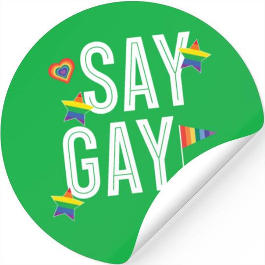 Gay Rights Rainbow Pride Month LGBTQ Gay Pride Stickers