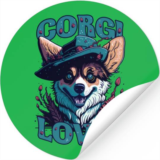 CORGI LOVER Stickers