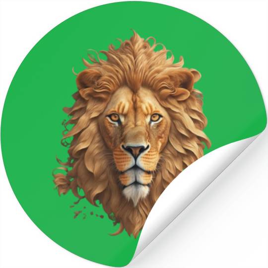Lion Stickers Slim Fit Design
