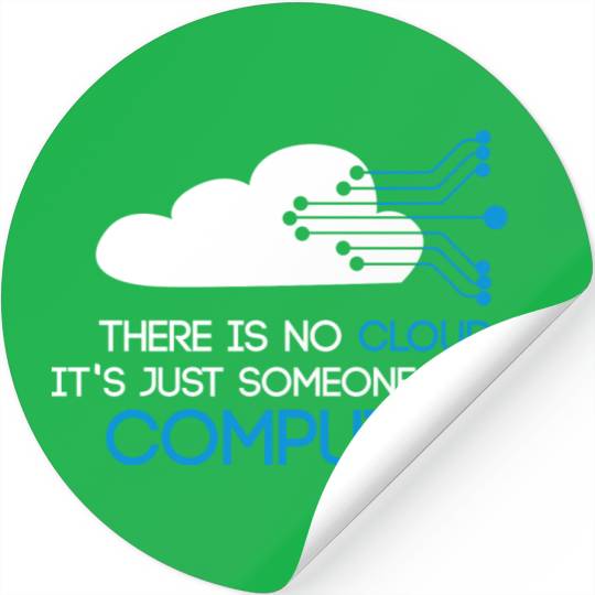 The Codefather Computer Scientist Programmer Cloud Stickers