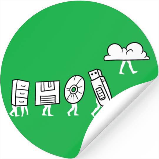 Computer Scientist Programmer Cloud Internet Stickers