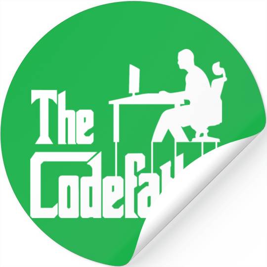 The Codefather Computer Scientist Programmer Cloud Stickers