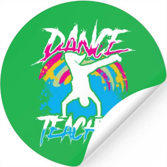 Dance Teacher Teach Dancer Dancing Class Stickers