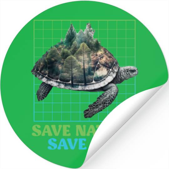 Save Nature protected species Environment Stickers