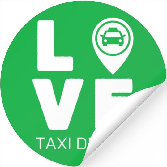 Love Taxi Driver Stickers