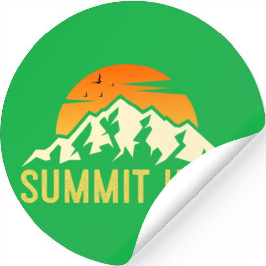 Summit Hero Climbers Mountaineering Mountain Guide Stickers