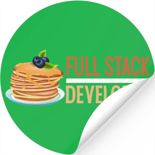 Computer Science Programmer Coder Funny Full Stack Stickers