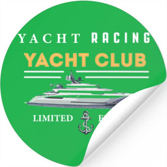 Yacht Racing Yacht Club Stickers