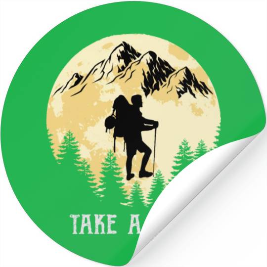 Take a Hike Wanderlust Hiking Stickers