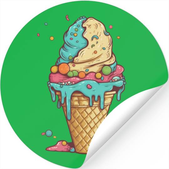 Ice Cream Dreams Stickers