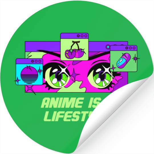 Anime Is a Lifestyle Japanese Kawaii Japan Cute An Stickers