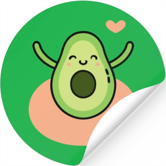 The Joyful Avocado Stickers