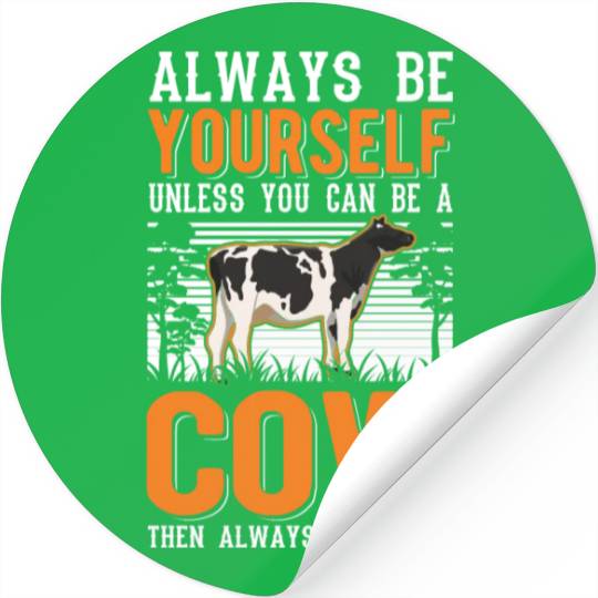 Cow Gift Farmer Cattle Breeder Cows Stickers