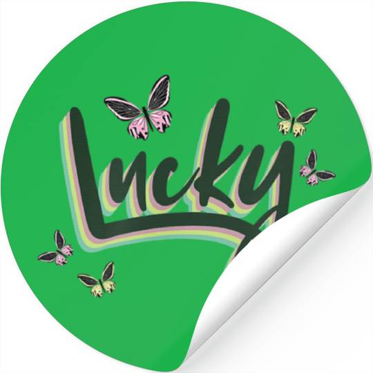 Lucky Butterflies Stickers