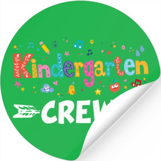 Kindergarten Crew Teacher Team Kinder squad Stickers