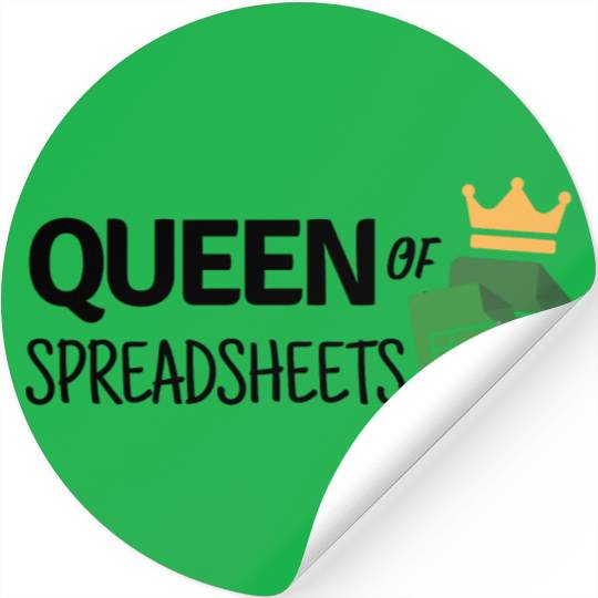 Queen of Spreadsheets - Excel, Accounting, Sheets Stickers