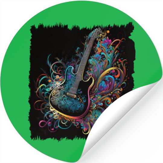 Guitar for a Guitarist Guitar player guitar Stickers