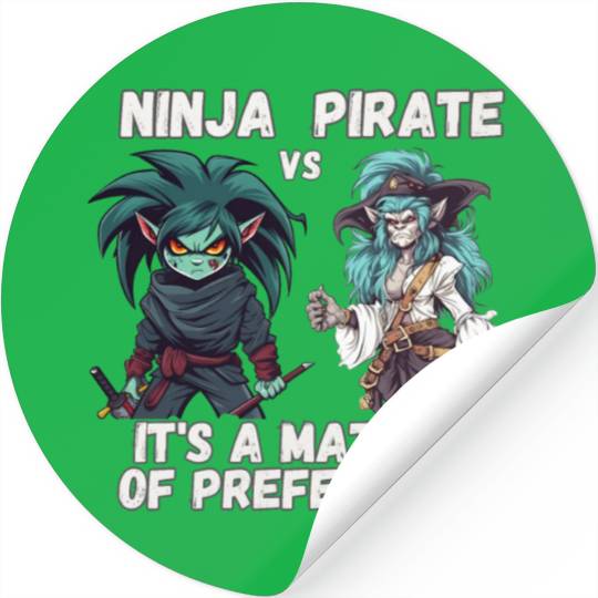 Ninja vs Pirate, Preference Stickers