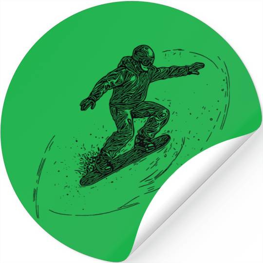 Direction Tal Snowboarding Crass Snowboard Style Stickers