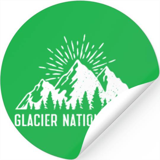 Glacier National Park Mountaineers Mountain lover Stickers