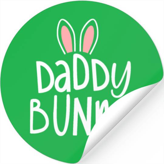 Easter Family Matching Outfits Pastel Easter Daddy Stickers