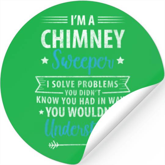 Chimney Sweep House Fireplace Sweep Stickers