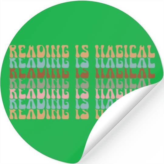 Funny Reading Book Lover Teacher Librarian Stickers