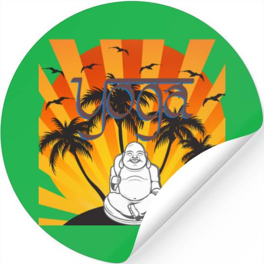 Jnanamama Yoga Maternity Buddha Stickers