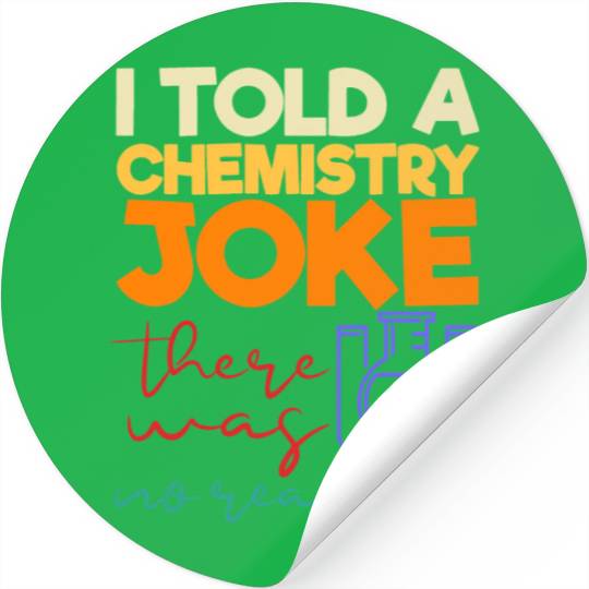 Funny Retro Vintage Science Chemistry Teacher Stickers