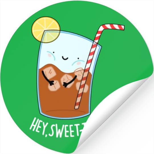 Hey Sweet Tea Cute Iced Tea Stickers
