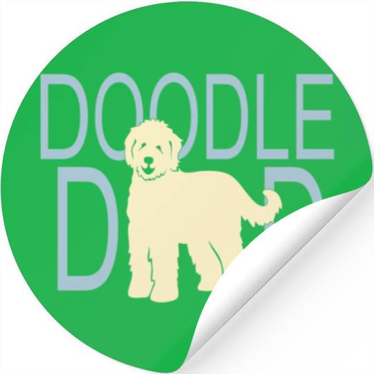 Doodle Dad Goldendoodle Labradoodle Dog Stickers