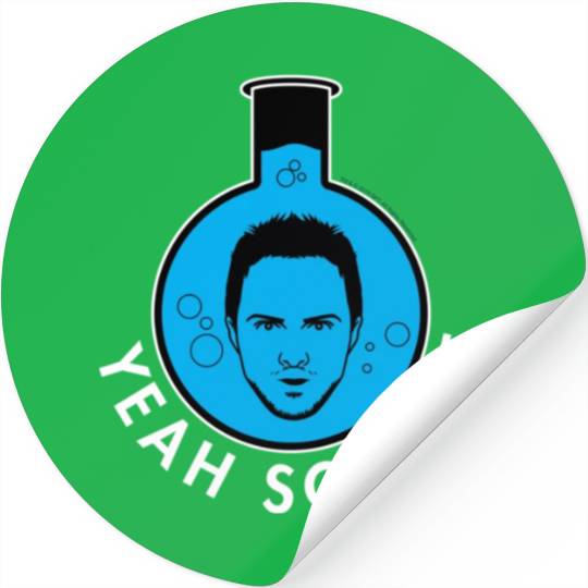Breaking Bad Jessie Yeah Science Text Portrait Stickers
