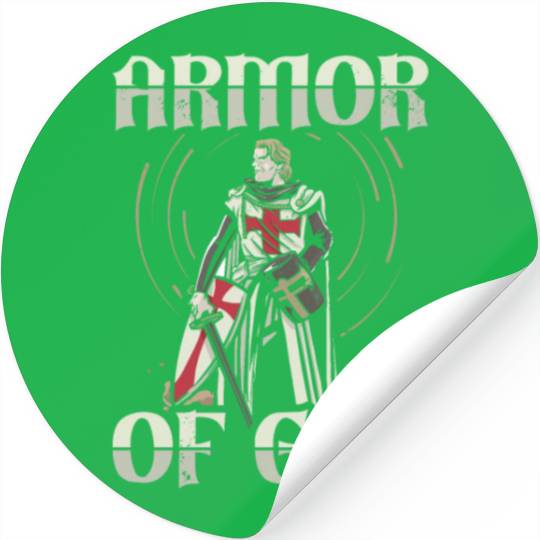 Armor of God Templar Knight Christian Faith Jesus Stickers