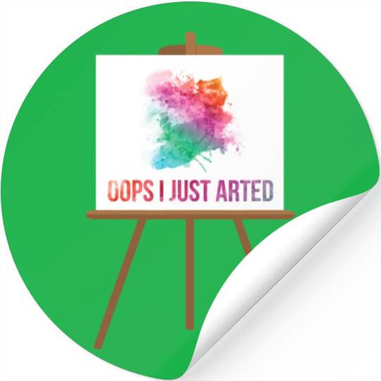 Funny Gift For An Artist Or An Art Teacher Stickers