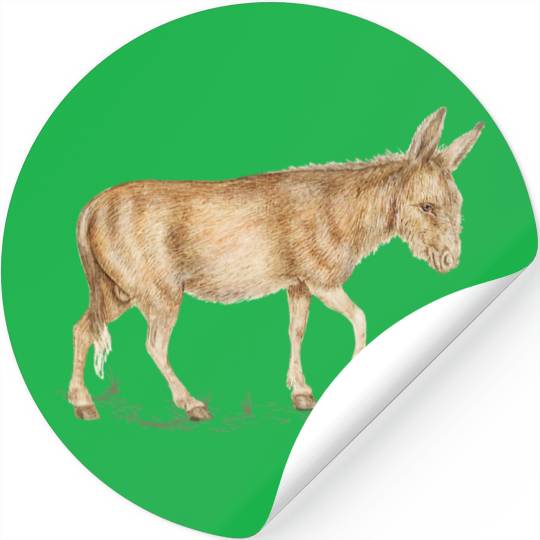 Farm Donkey Animal Lover Zookeeper Mule Farmer Stickers
