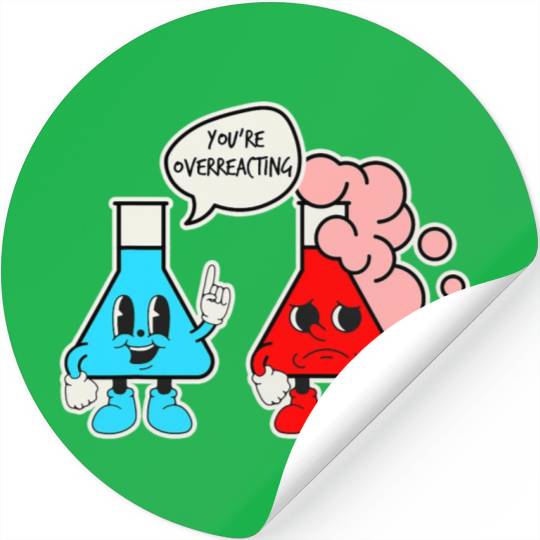 Science Teacher Funny Chemistry Nerd Retro Chemist Stickers