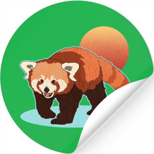 Red Pandas Lover Red Panda Stickers