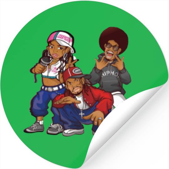 hip hop street art.graffiti hip hop dance Stickers