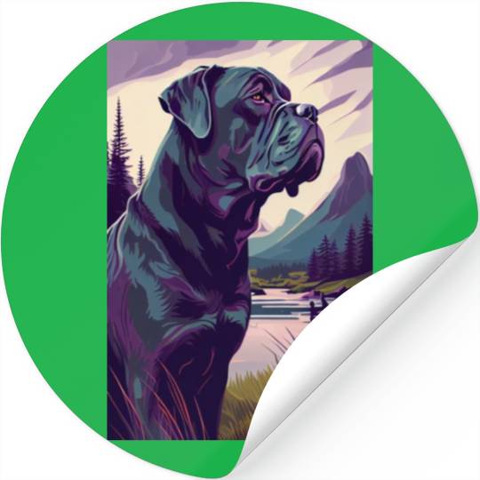 Cane Corso Nature Stickers